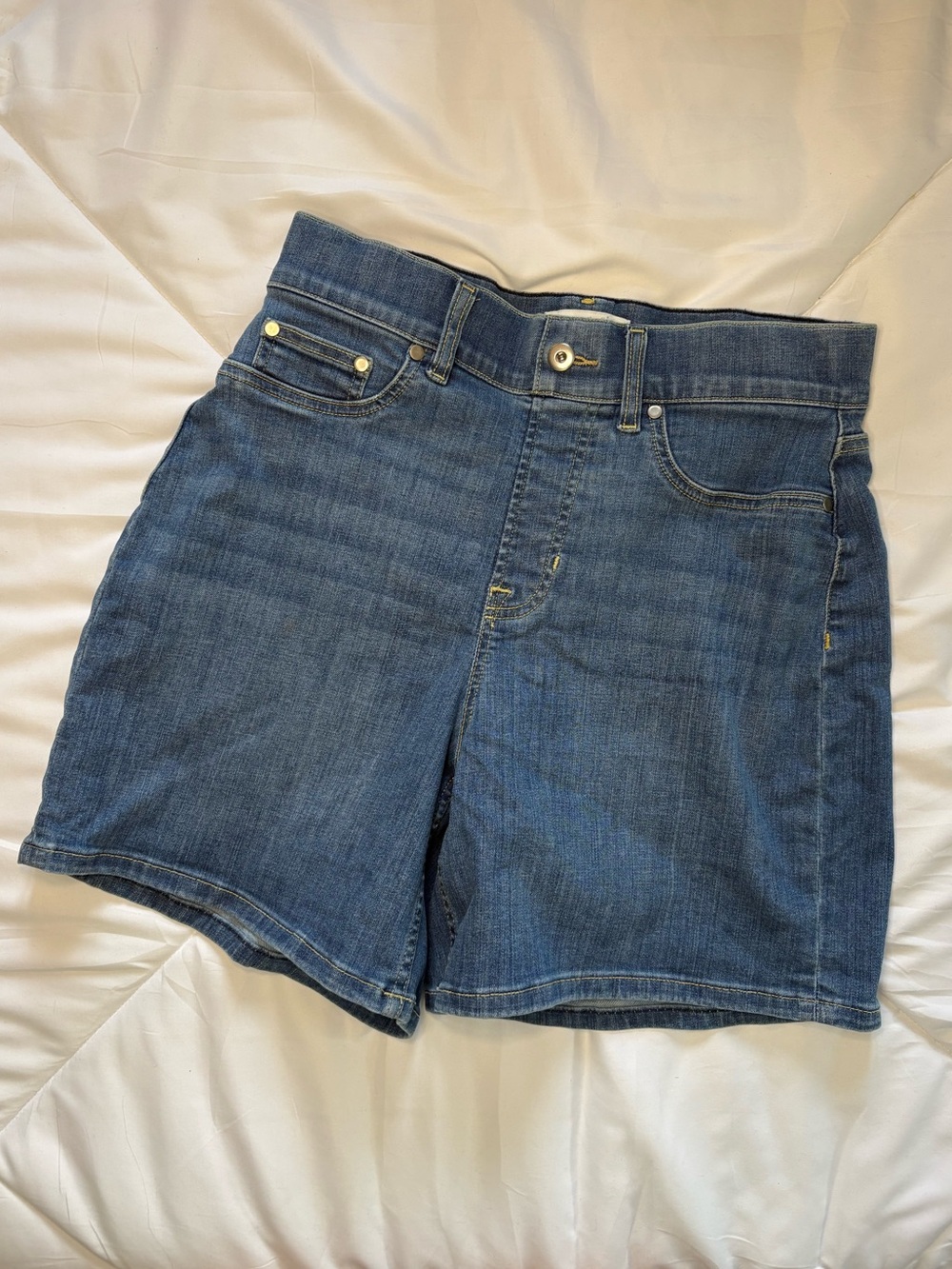 SPANX Women's Pull-on Denim Jean Shorts